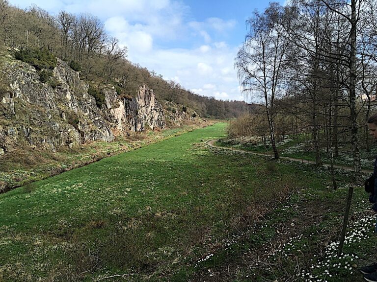 billede med Ekkodalen på Bornholm